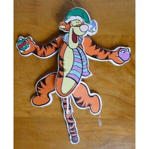 Tigger Wooden Christmas Ornament - Disney Marionette Winnie the Pooh 8"